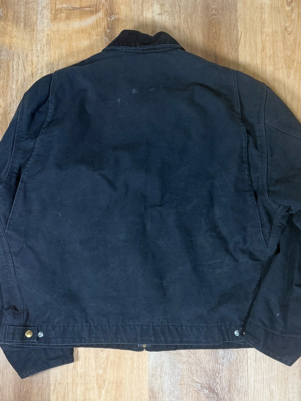 Carhartt Black Work Jacket with Corduroy Collar - Picture 8 of 8